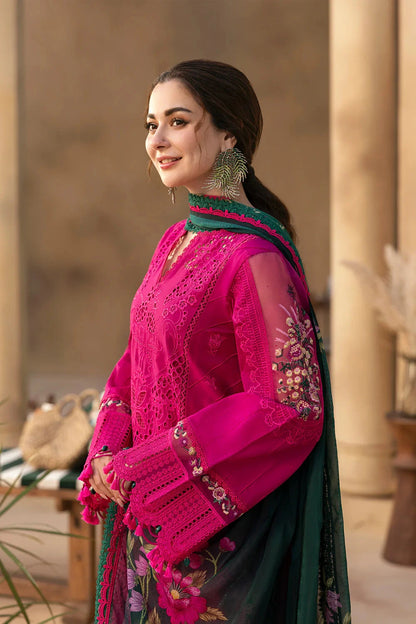 Saira Rizwan- 3PC Luxury Lawn Embroidered Suit