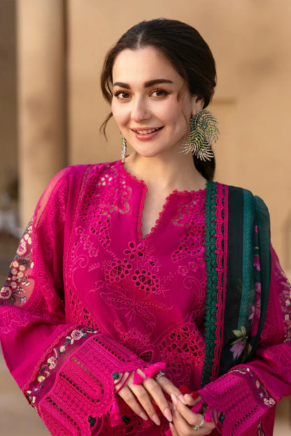 Saira Rizwan- 3PC Luxury Lawn Embroidered Suit