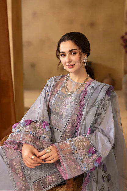 Saira Rizwan- 3PC Luxury Lawn Embroidered Suit