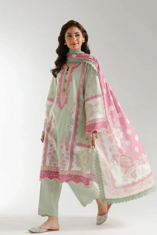 Ethnic - 3PC Lawn Digital Printed Suit