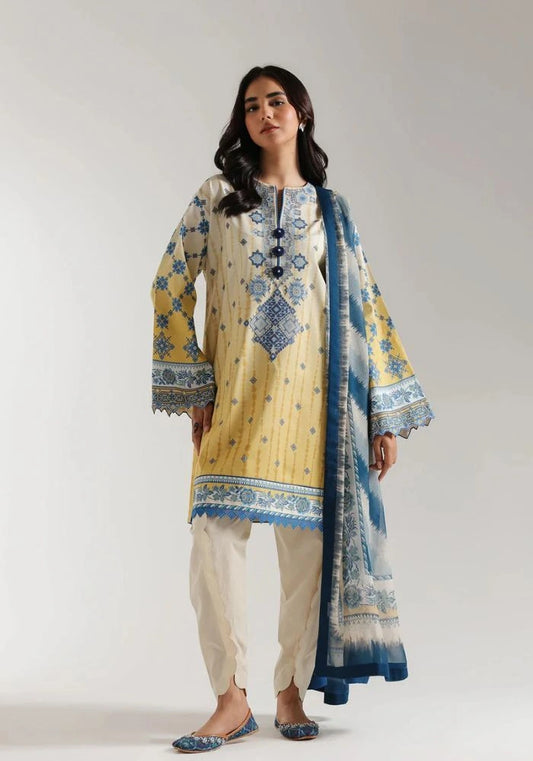 Ethnic - 3PC Lawn Digital Printed Suit