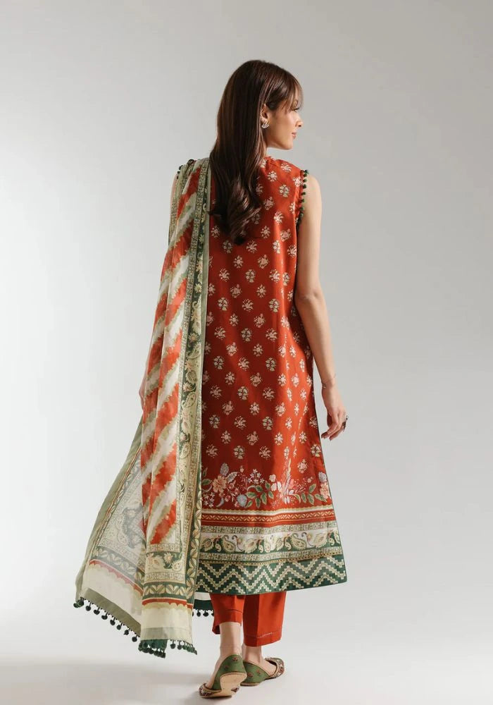 Ethnic - 3PC Lawn Digital Printed Suit
