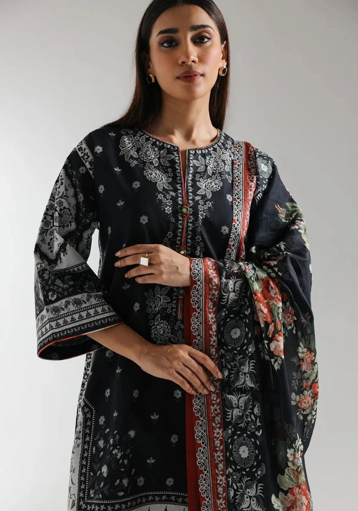 Ethnic - 3PC Lawn Digital Printed Suit
