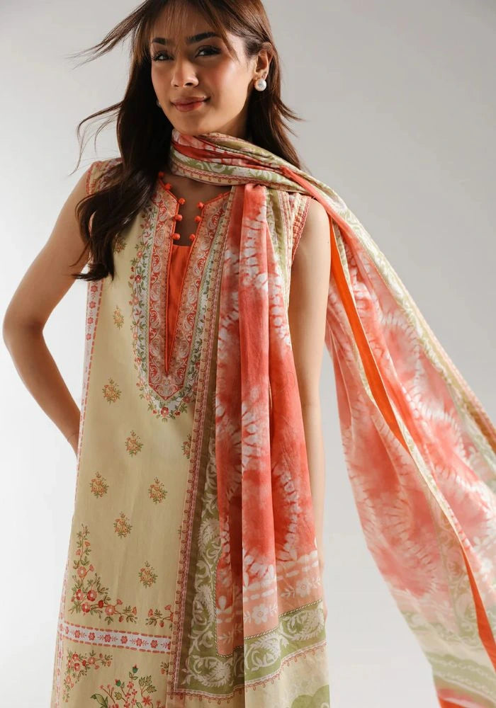 Ethnic - 3PC Lawn Digital Printed Suit