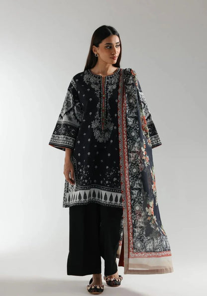 Ethnic - 3PC Lawn Digital Printed Suit