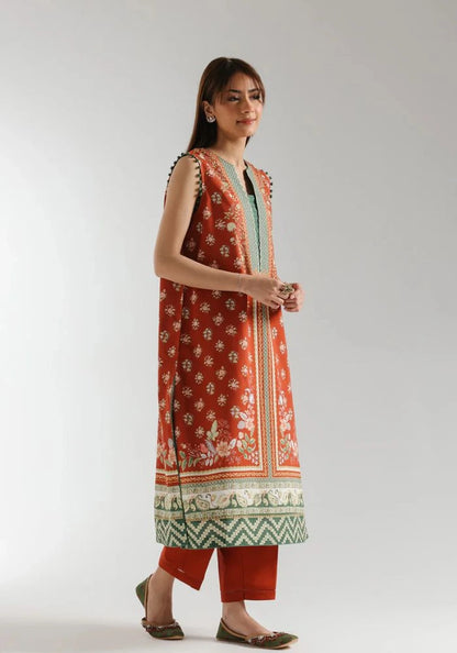 Ethnic - 3PC Lawn Digital Printed Suit
