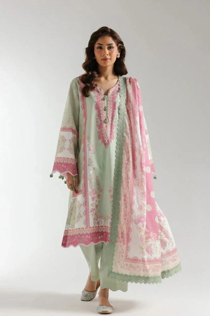 Ethnic - 3PC Lawn Digital Printed Suit