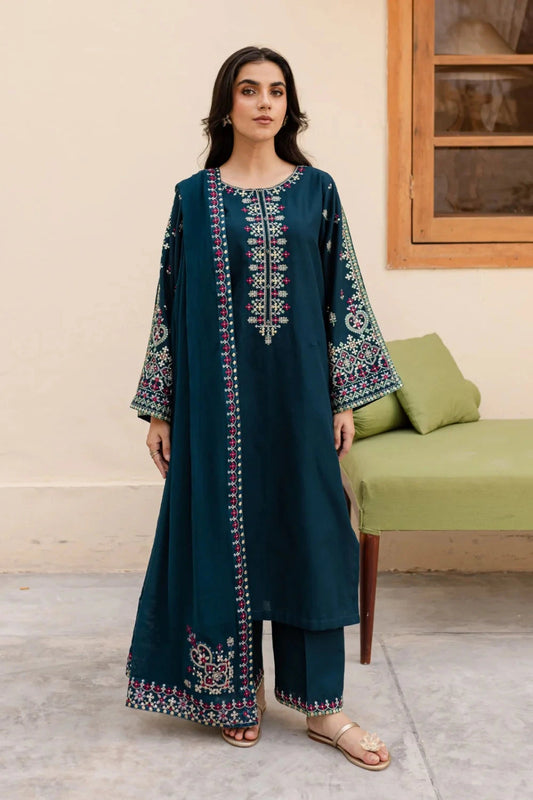 BATIK - 3PC Lawn Embroidered Suit