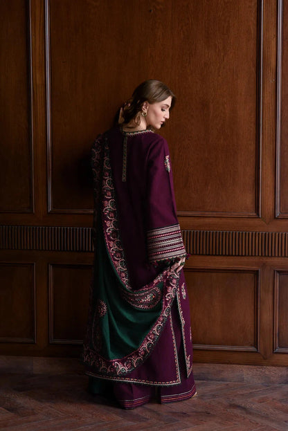 ZAIB - 3PC Luxury Lawn Embroidered Suit