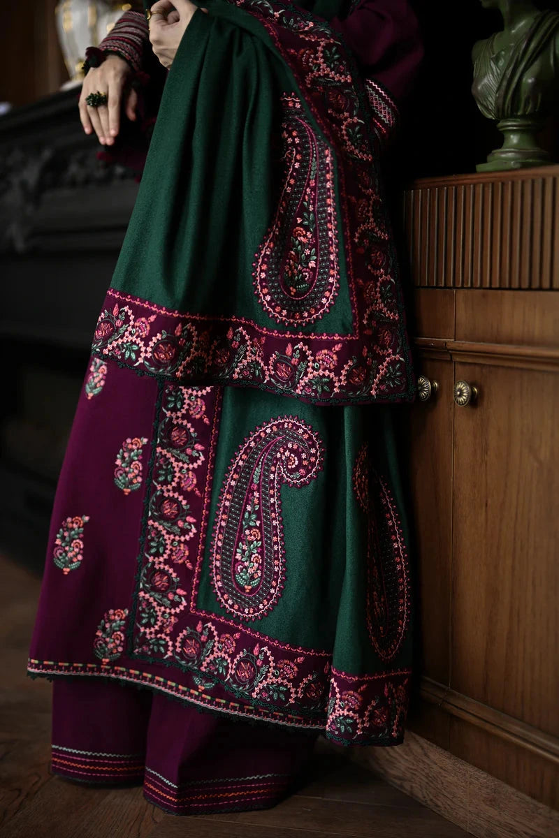 ZAIB - 3PC Luxury Lawn Embroidered Suit