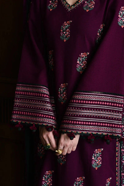 ZAIB - 3PC Luxury Lawn Embroidered Suit