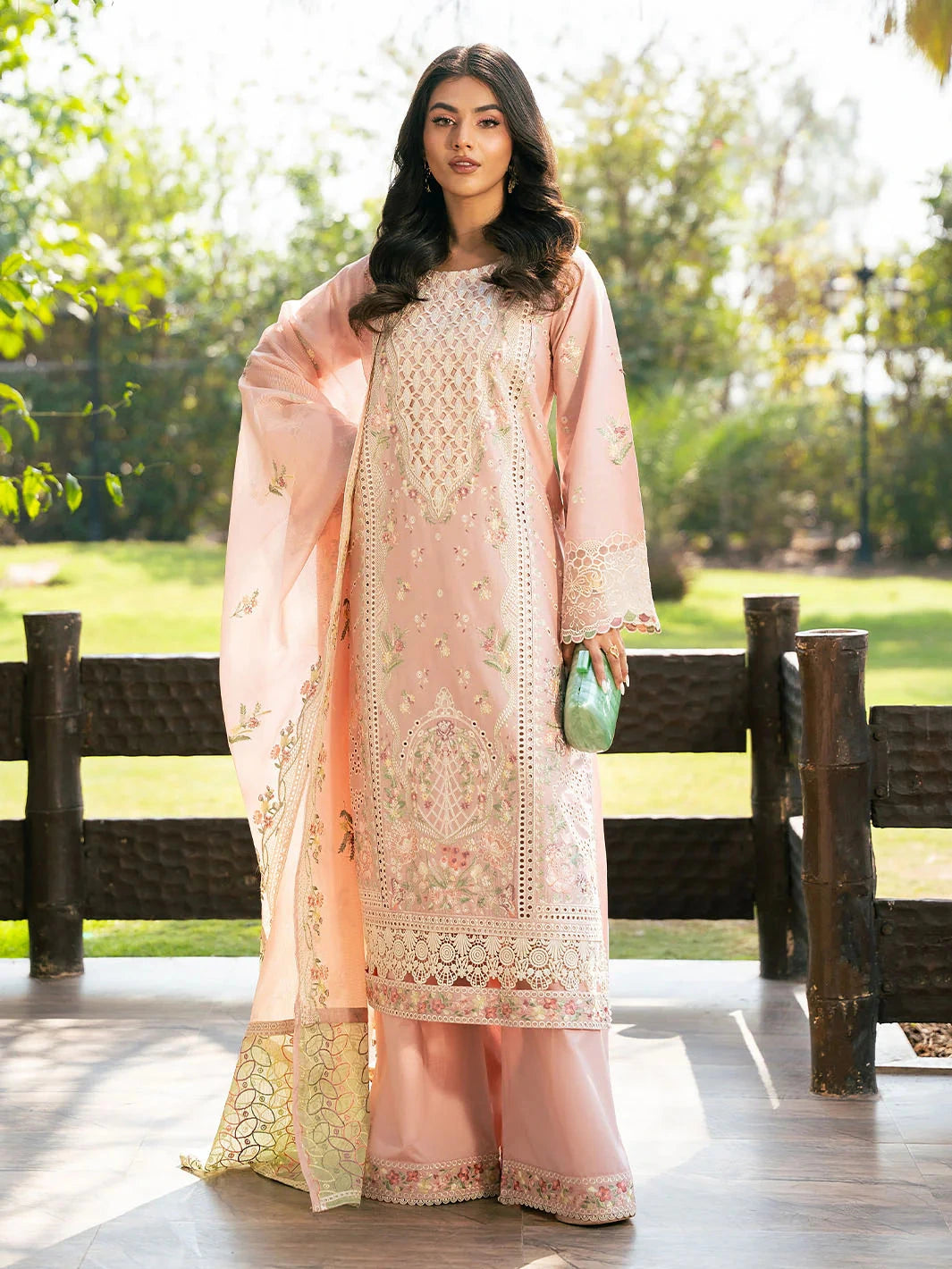 Zara Shajahan - 3PC Luxury Lawn Embroidered Suit