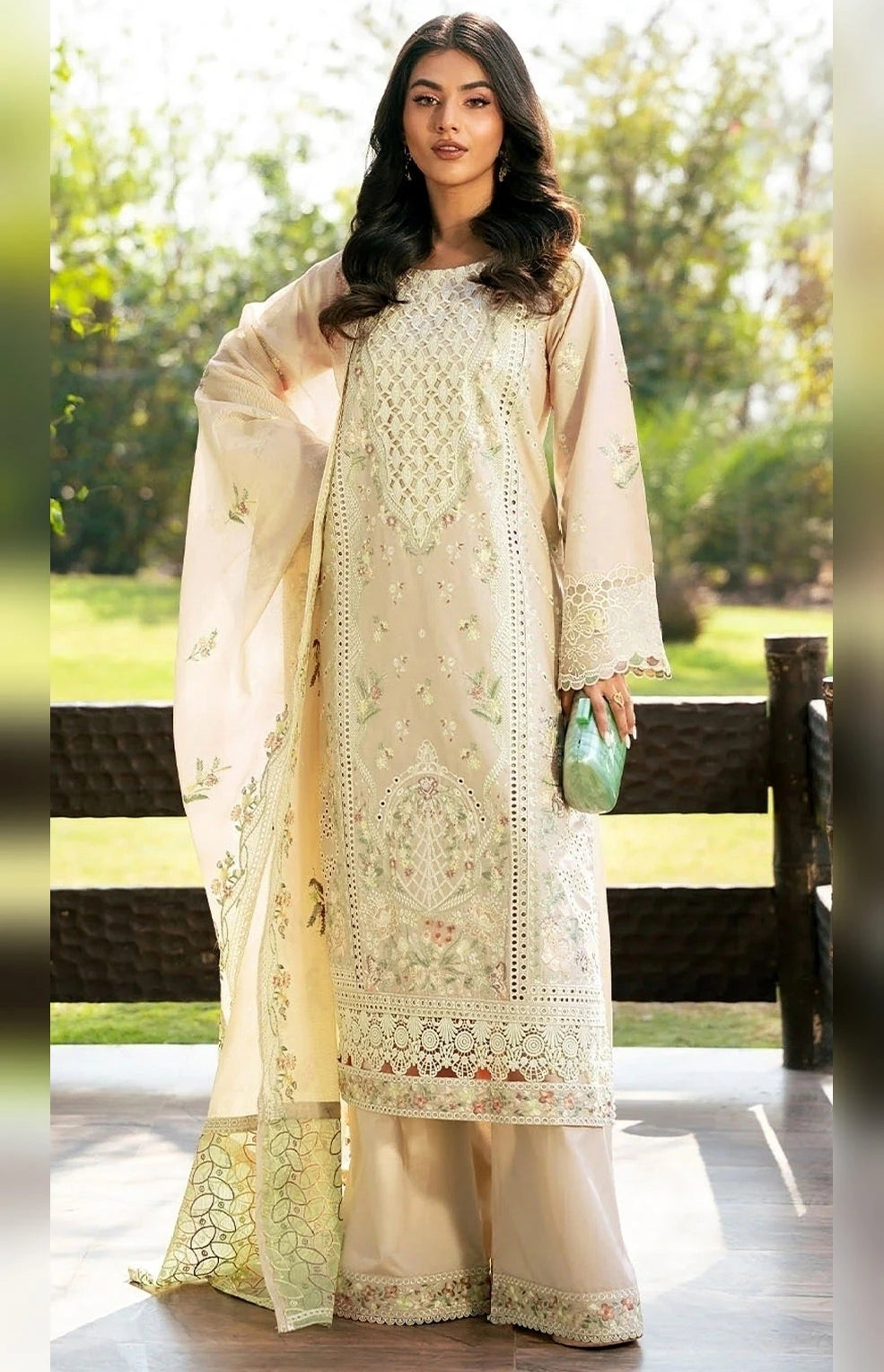 Zara Shajahan - 3PC Luxury Lawn Embroidered Suit