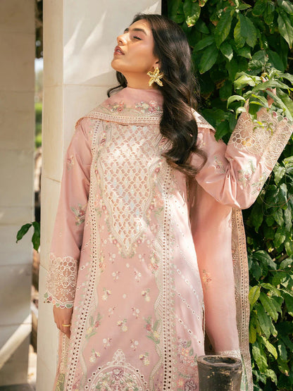 Zara Shajahan - 3PC Luxury Lawn Embroidered Suit