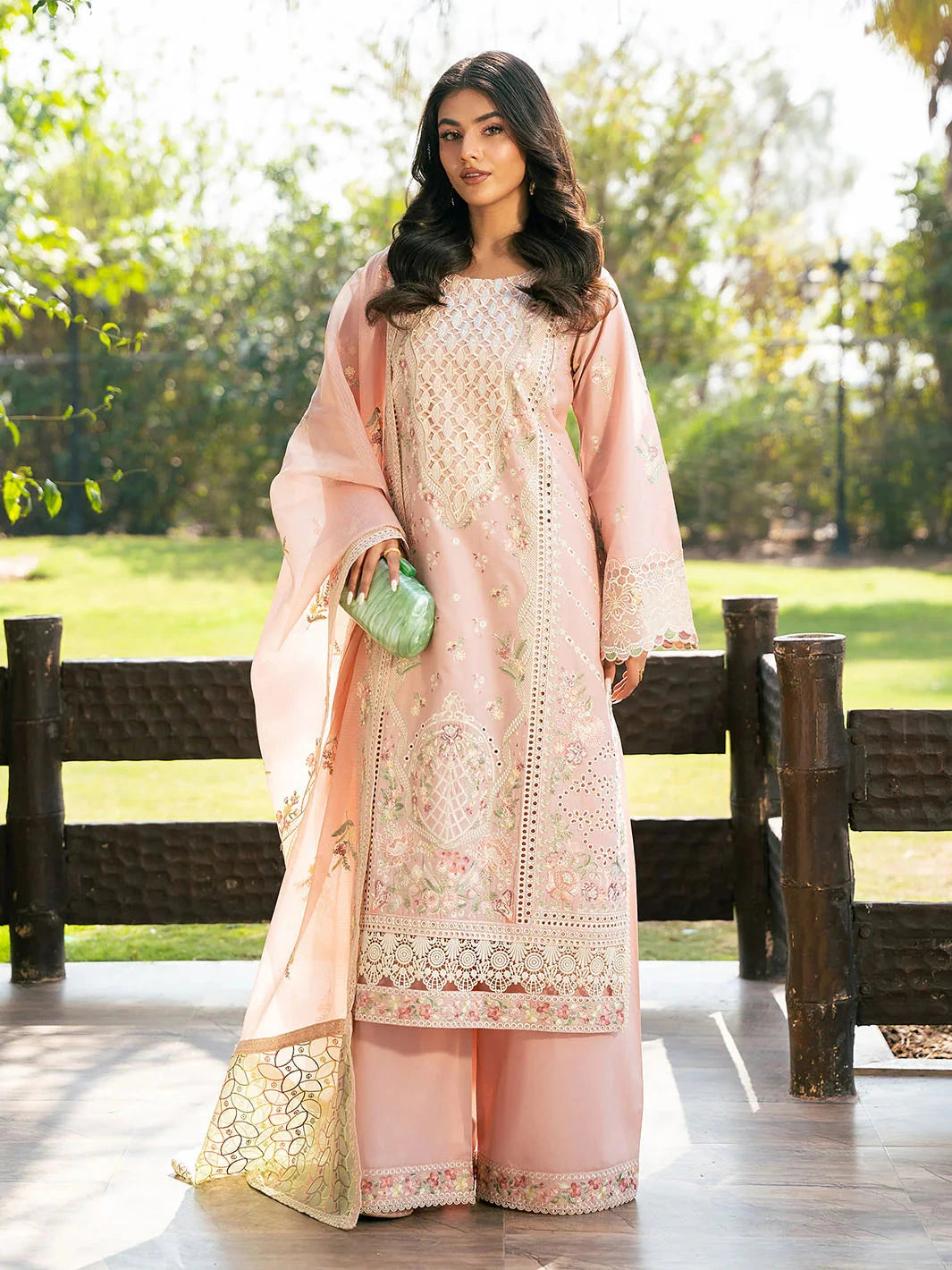 Zara Shajahan - 3PC Luxury Lawn Embroidered Suit