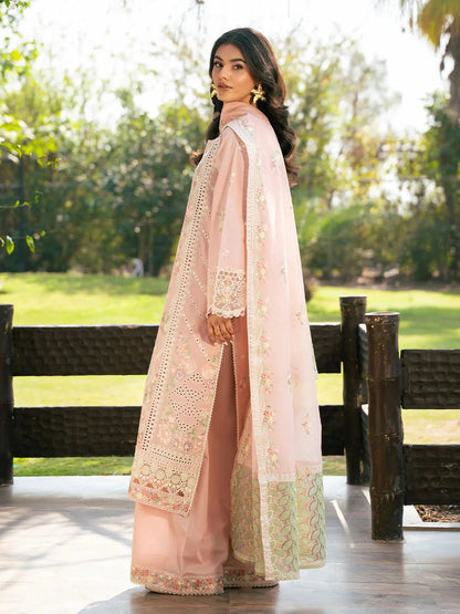 Zara Shajahan - 3PC Luxury Lawn Embroidered Suit