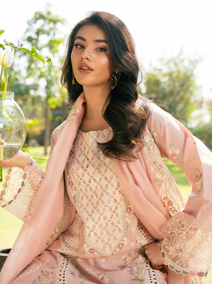 Zara Shajahan - 3PC Luxury Lawn Embroidered Suit